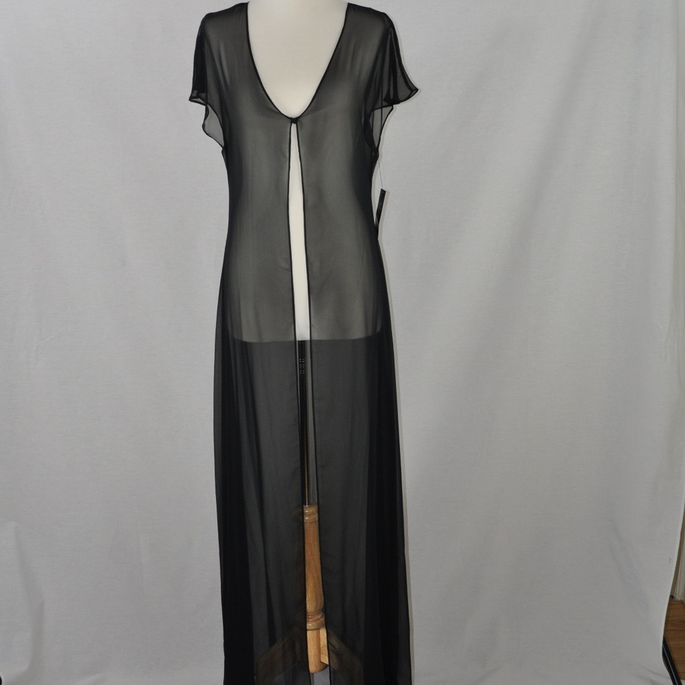 A.B.S. ALLEN SCHWARTZ EVENING Sheer Cover-up, Size 8 NWT $1,000